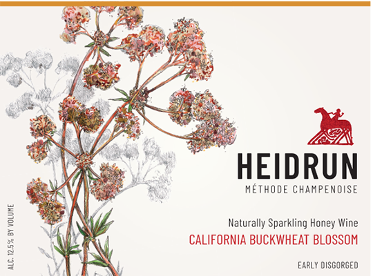 California Buckwheat Blossom Mead Label